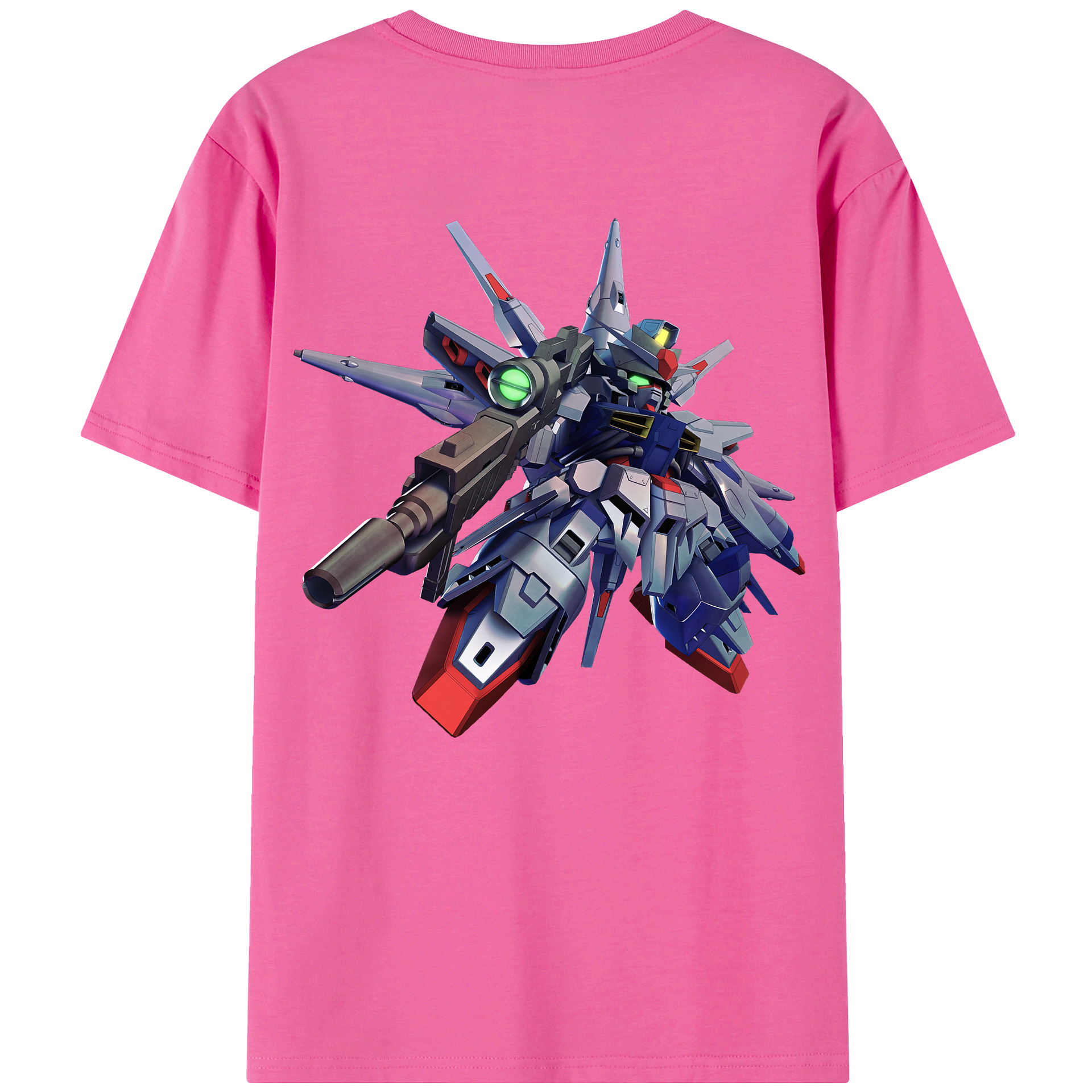 （画像用） 機動戦士ガンダム Mobile Suit Gundam レディース半袖Tシャツ(バックプリント)